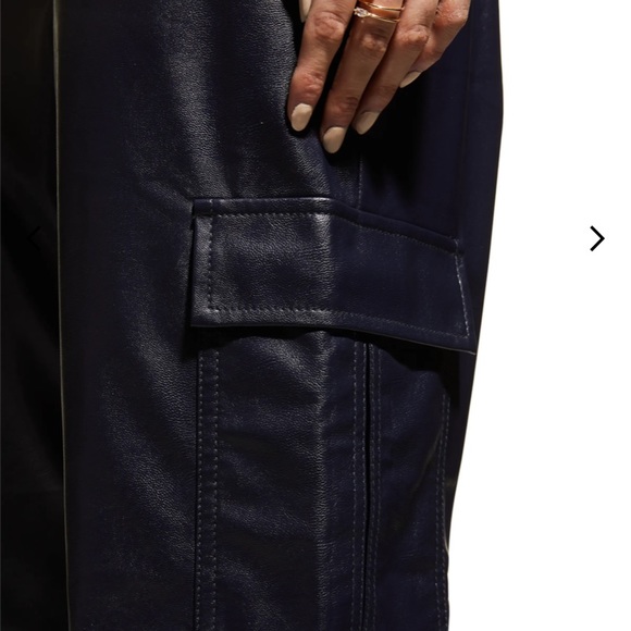 Cinq a sept Giles leather cargo jogger - Picture 11 of 13